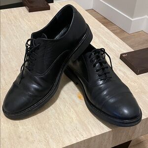 Mephisto Black Leather Men's Derbys